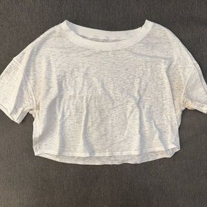 Lululemon white crop top (size 6 and size 8)